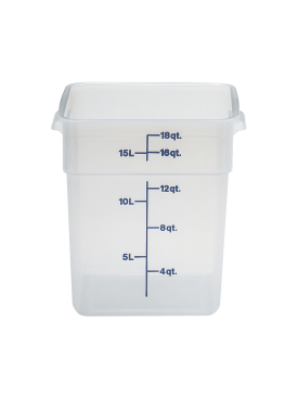 18SFSPP SAKLAMA KABI YARI SAYDAM ÖLÇEKLİ KARE 17,2 L. 